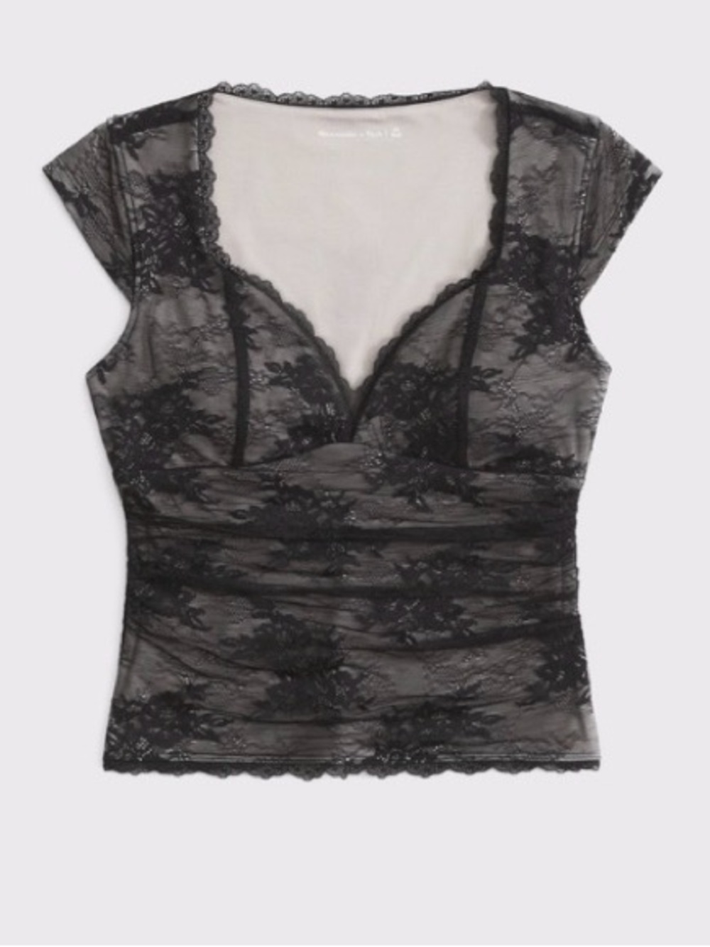 The A&F Zoe Bra-Free Lace Top